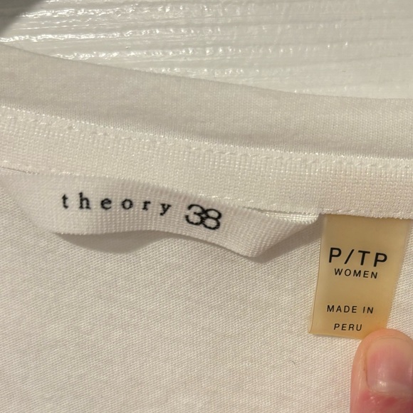 Theory 38 Asymmetrical Short Sleeve T-shirt Dress - Picture 3 of 4